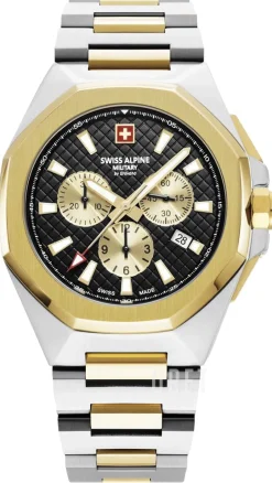 Typhoon Svart/Gulguldtonat stål Ø42 mm