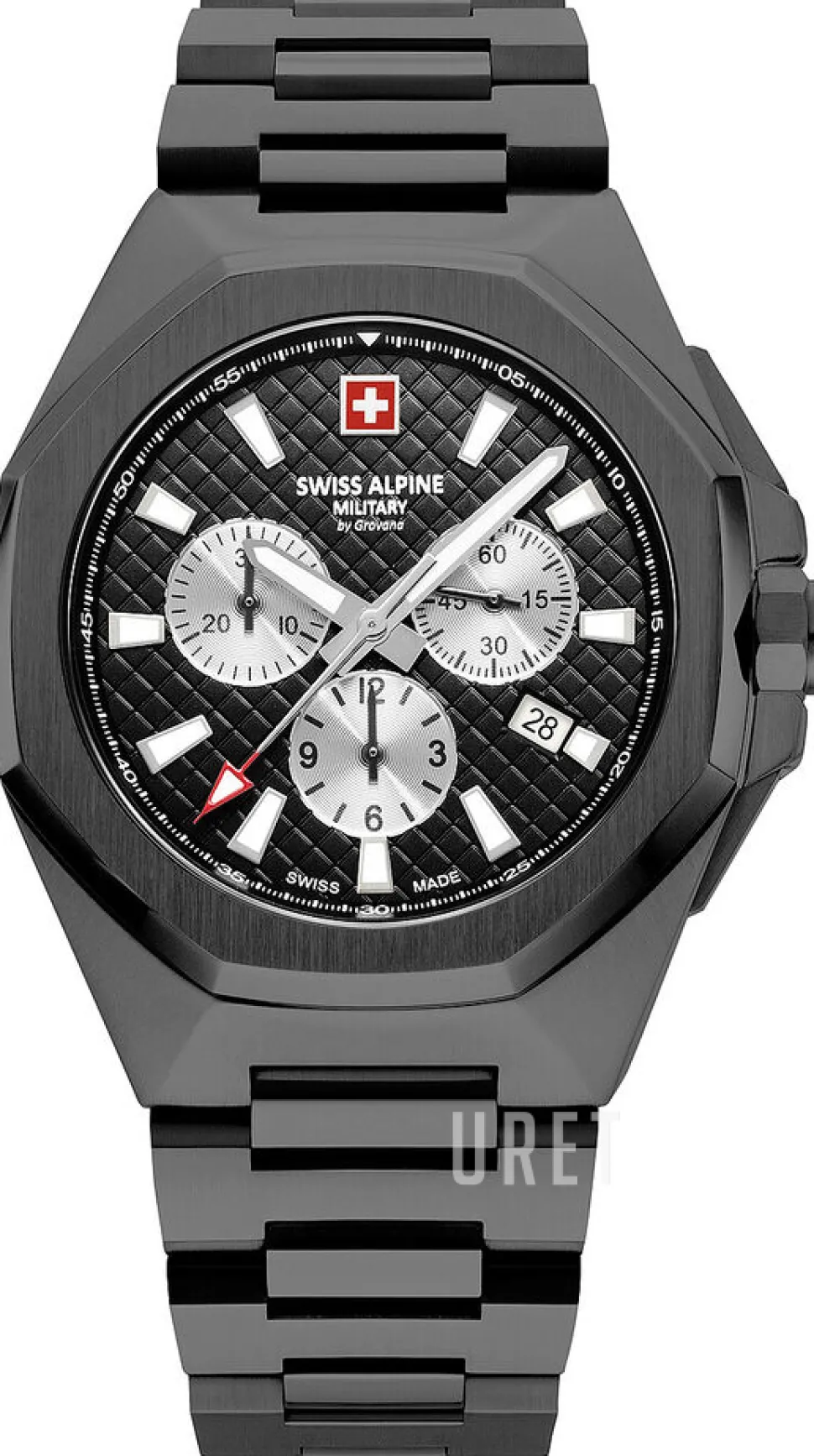 Typhoon Svart/Stål Ø42 mm