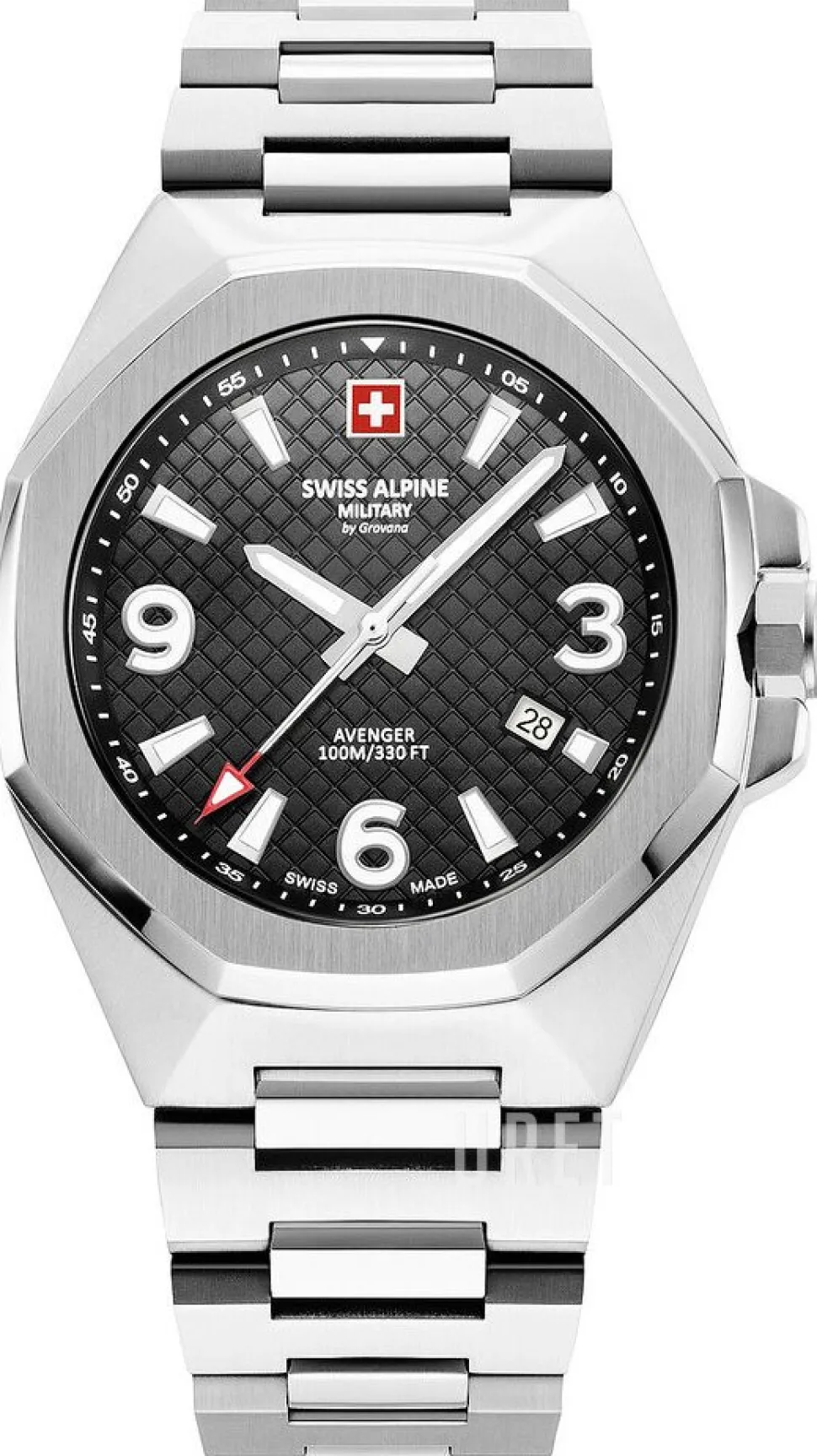 Typhoon Svart/Stål Ø42 mm