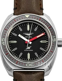 Ultra-Chron Svart/Läder Ø43 mm