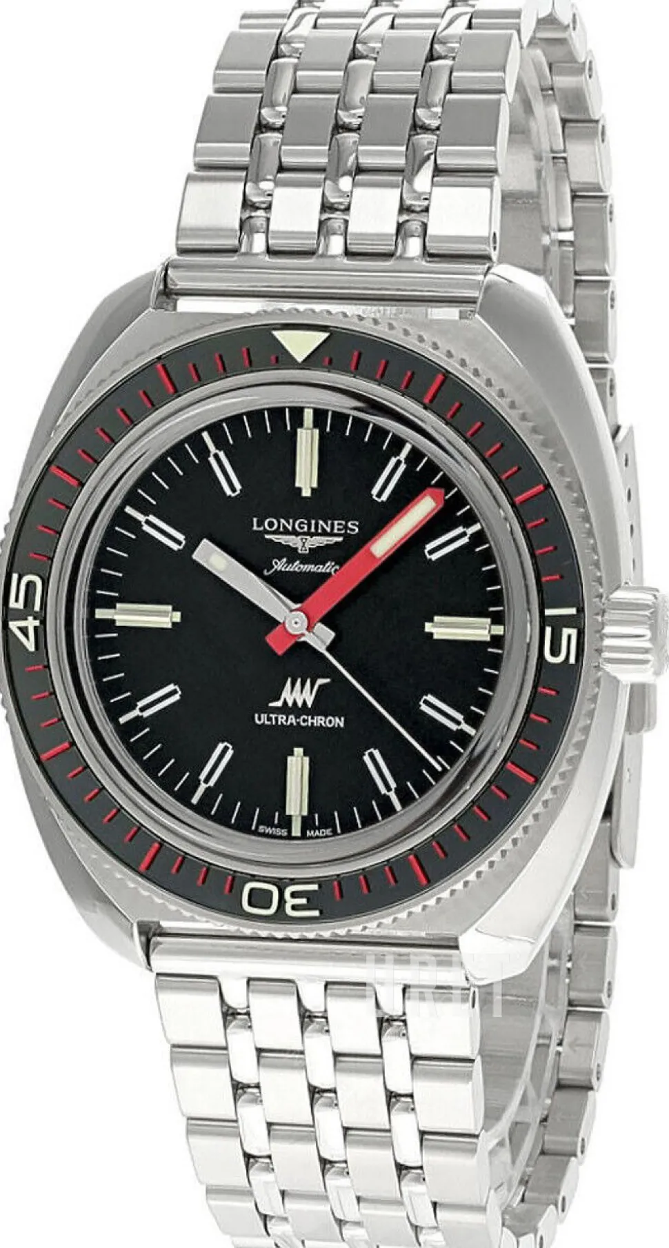 Ultra-Chron Svart/Stål Ø43 mm