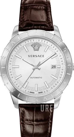 Univers Silverfärgad/Läder Ø43 mm