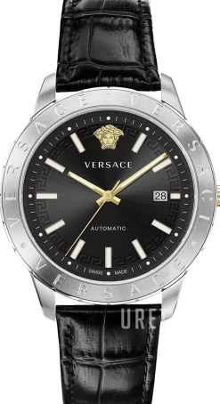 Univers Svart/Läder Ø43 mm