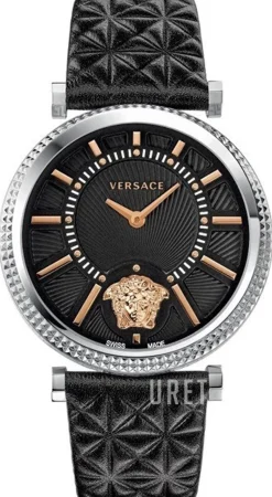 V Helix Svart/Läder Ø38 mm