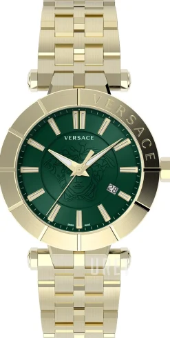 V Race Grön/Gulguldtonat stål Ø43 mm