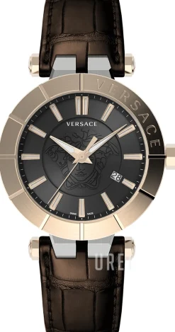 V Race Svart/Läder Ø43 mm