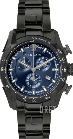 V Ray Blå/Stål Ø44 mm