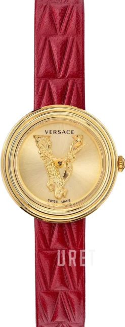 V Virtus Guldtonad/Läder Ø28 mm