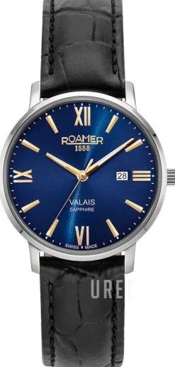 Valais Blå/Läder Ø32 mm