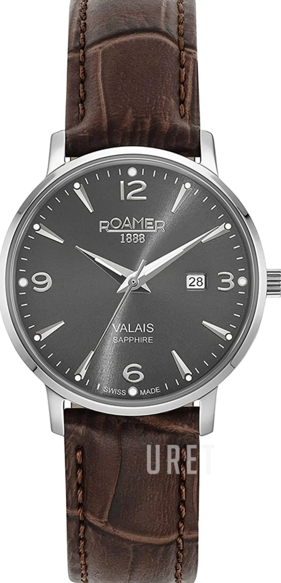 Valais Grå/Läder Ø32 mm