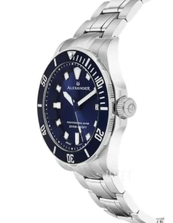 Vathos Blå/Stål Ø42 mm