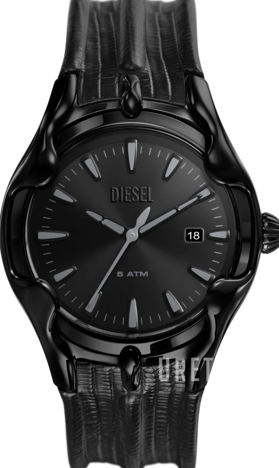 Vert Svart/Läder Ø44 mm