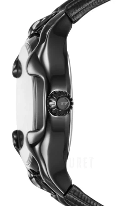 Vert Svart/Läder Ø44 mm