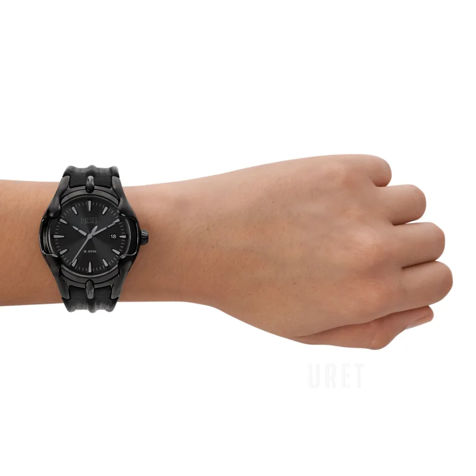 Vert Svart/Läder Ø44 mm