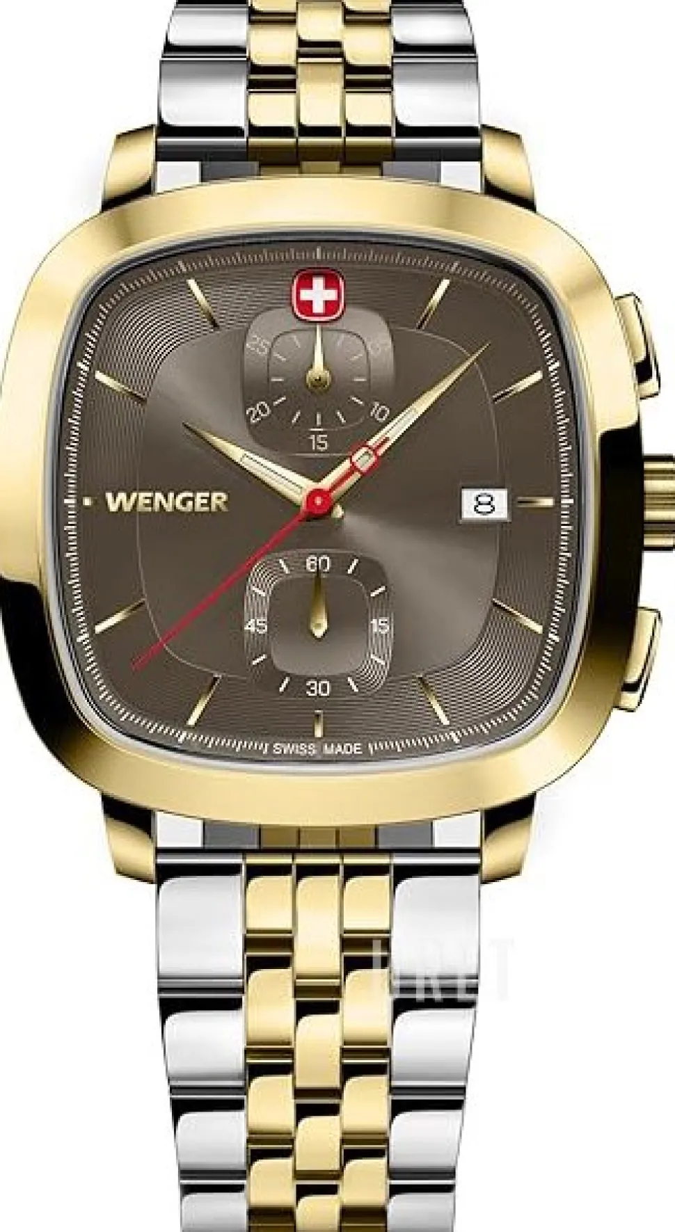 Vintage Grå/Gulguldtonat stål