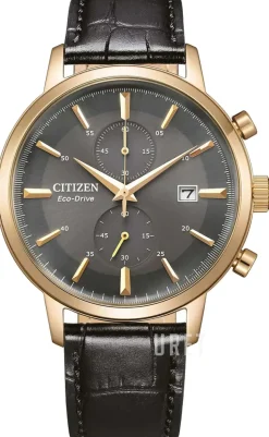 Vintage Grå/Läder Ø42 mm