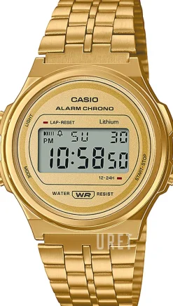 Vintage LCD/Gulguldtonat stål Ø36.6 mm