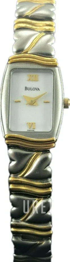 Vit/Gulguldtonat stål