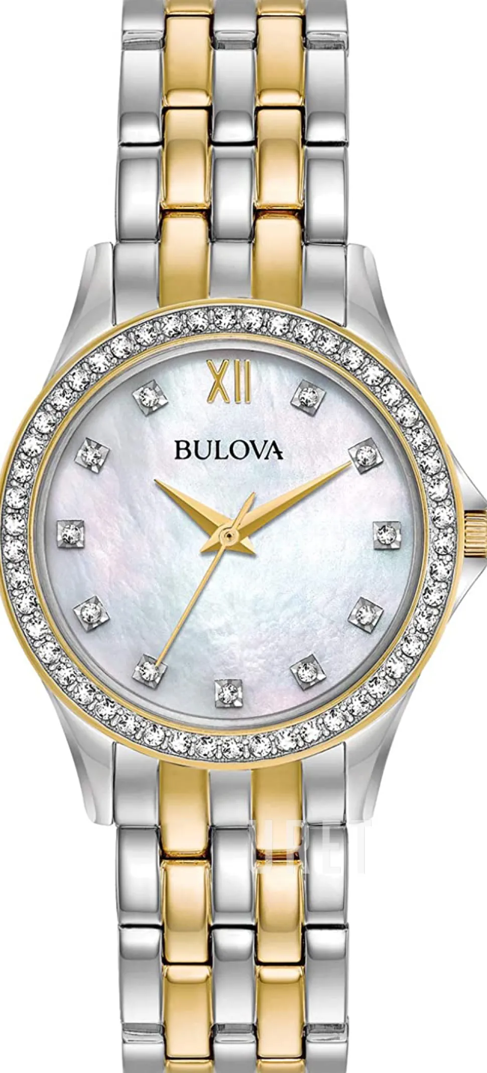 Vit/Gulguldtonat stål Ø34 mm