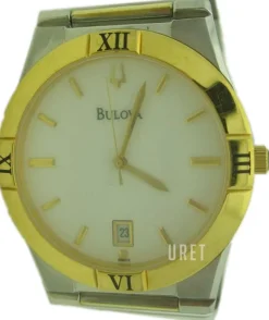 Vit/Gulguldtonat stål Ø37 mm