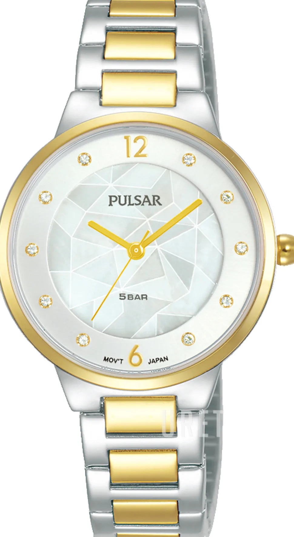 Vit/Gulguldtonat stål Ø30 mm