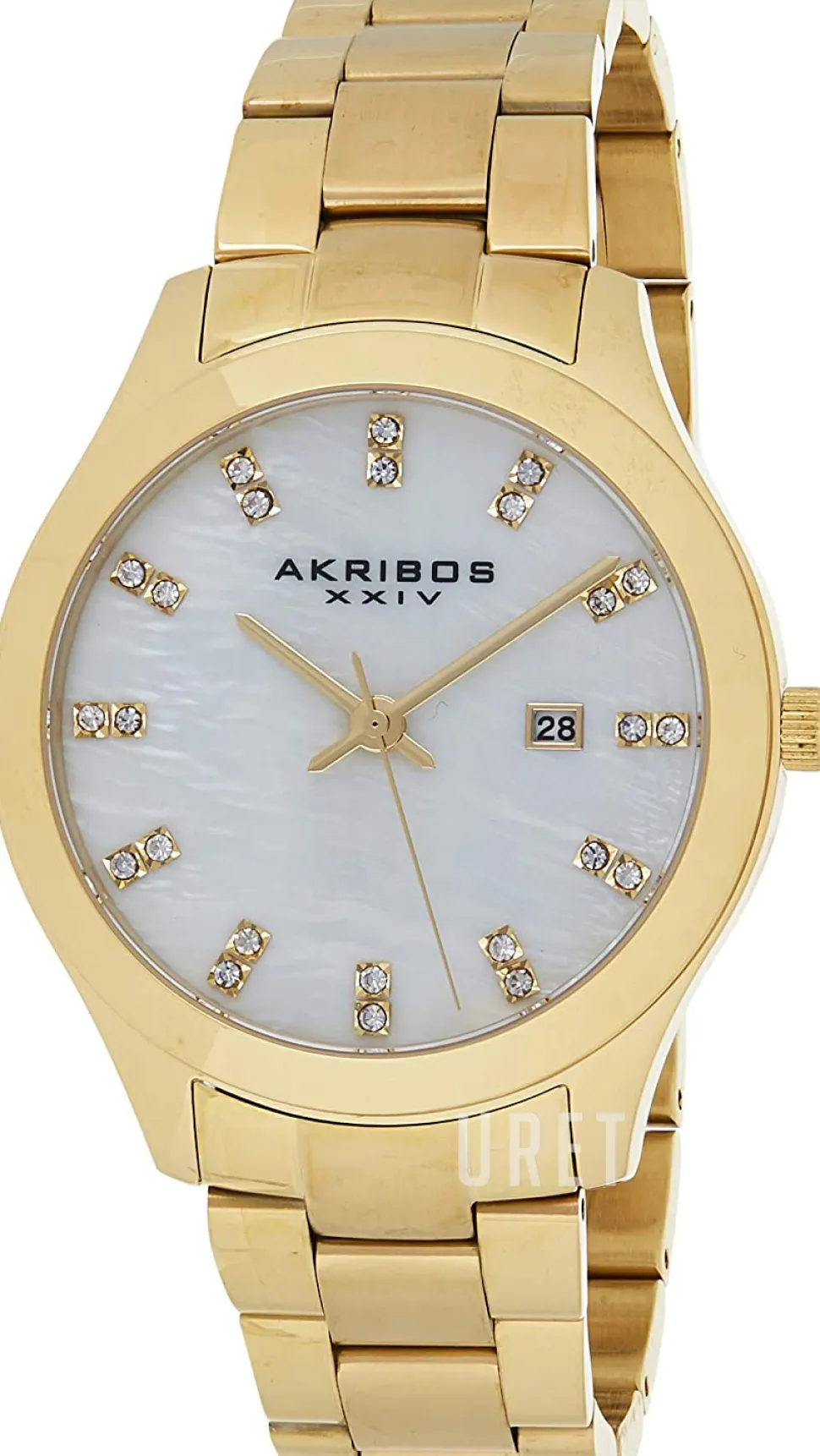 Vit/Gulguldtonat stål Ø42 mm