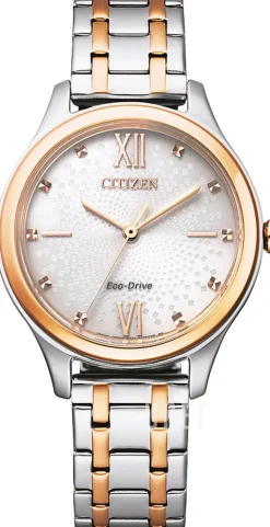 Vit/Roséguldstonat stål Ø32 mm