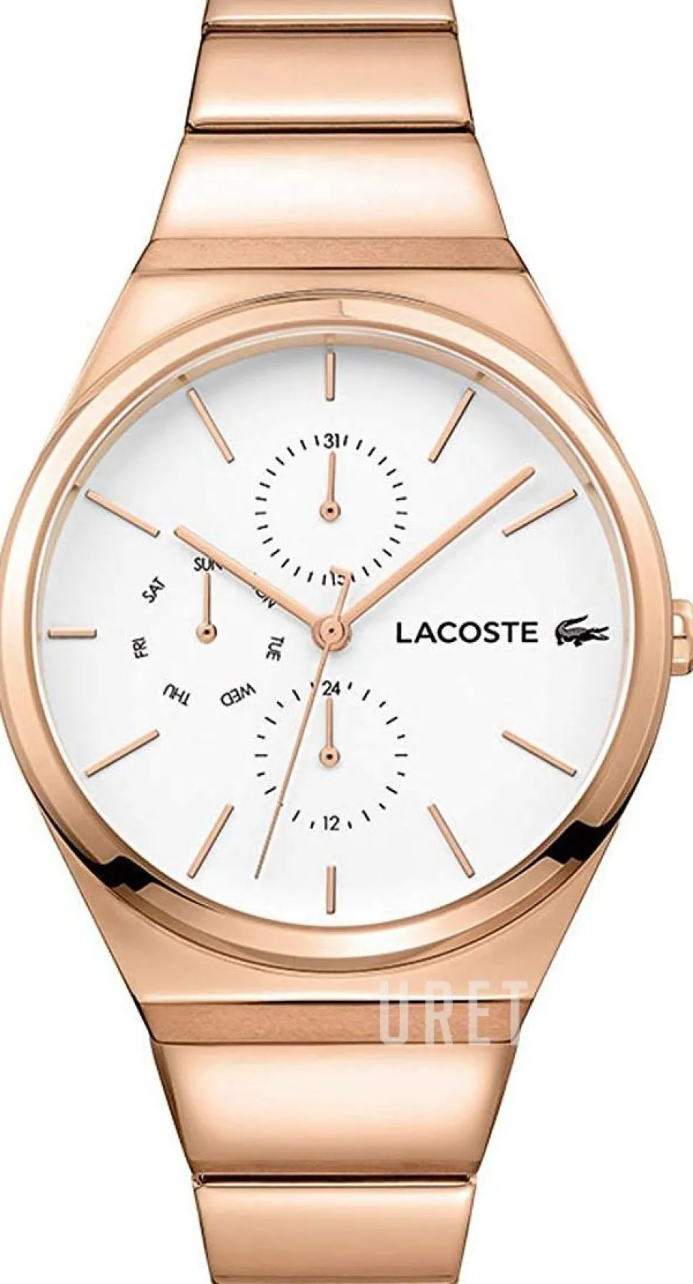 Vit/Roséguldstonat stål Ø38 mm