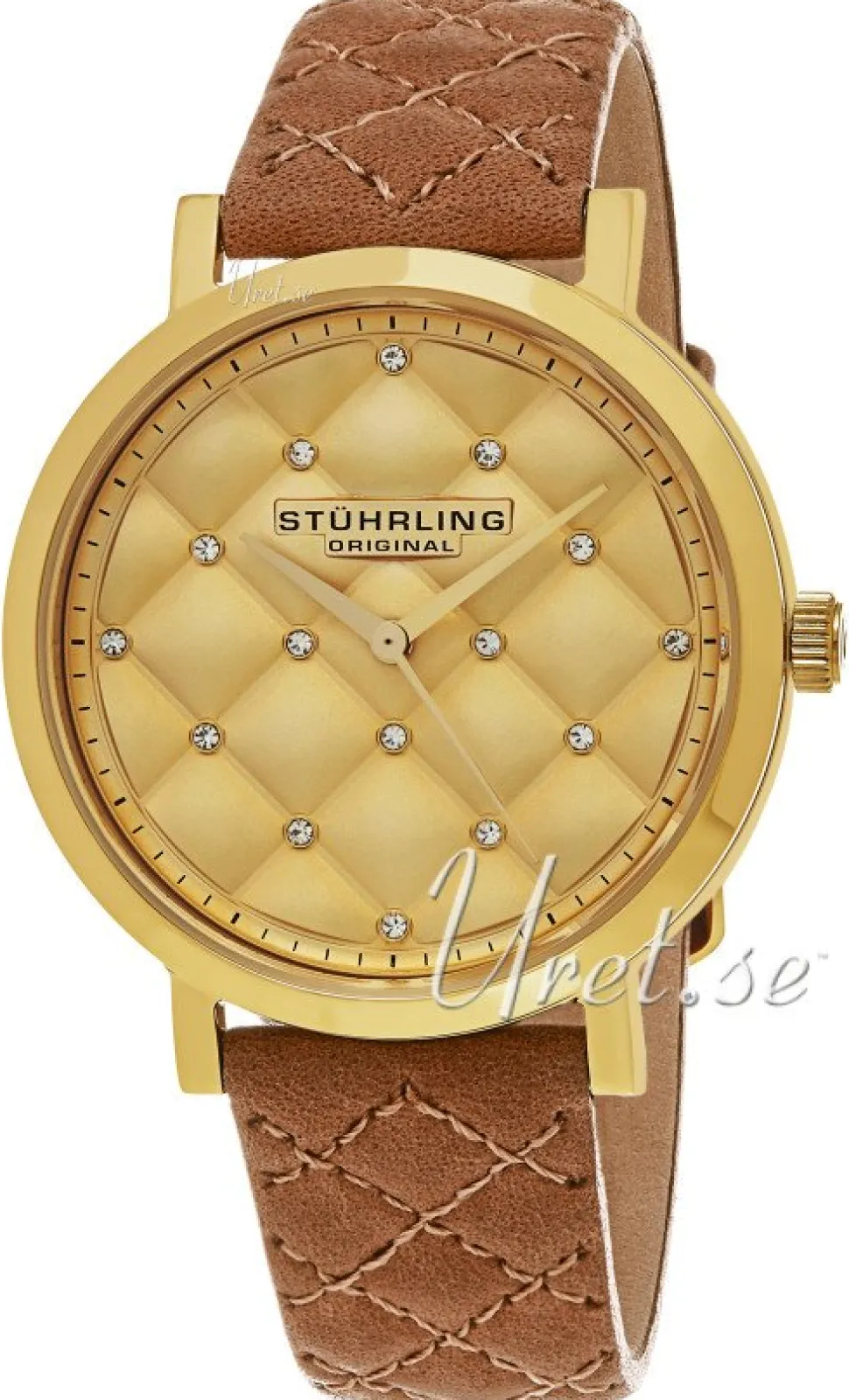 Vogue Audrey Guld/Läder Ø38 mm