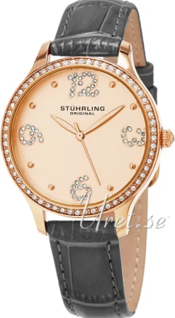 Vogue Chic Roséguldstonad/Läder Ø36 mm