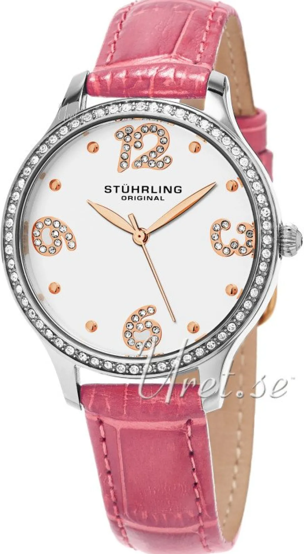 Vogue Chic Silverfärgad/Läder Ø36 mm