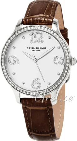 Vogue Chic Silverfärgad/Läder Ø36 mm