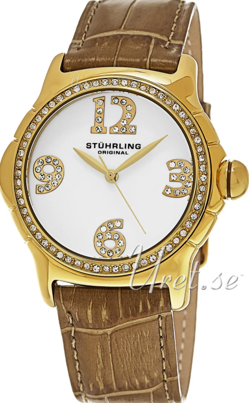 Vogue Chic Vit/Läder Ø38 mm