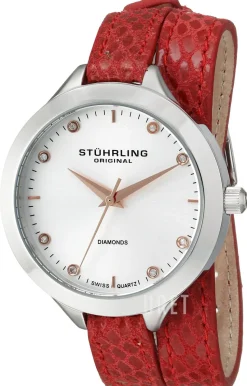 Vogue Silverfärgad/Läder Ø38 mm