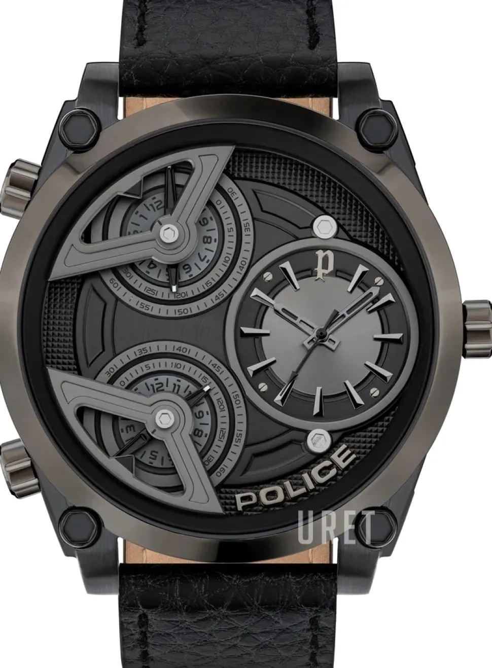 Wing Svart/Läder Ø50 mm