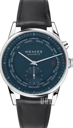 Zurich Blå/Läder Ø39.9 mm