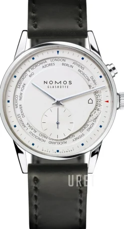 Zurich Vit/Läder Ø39.9 mm